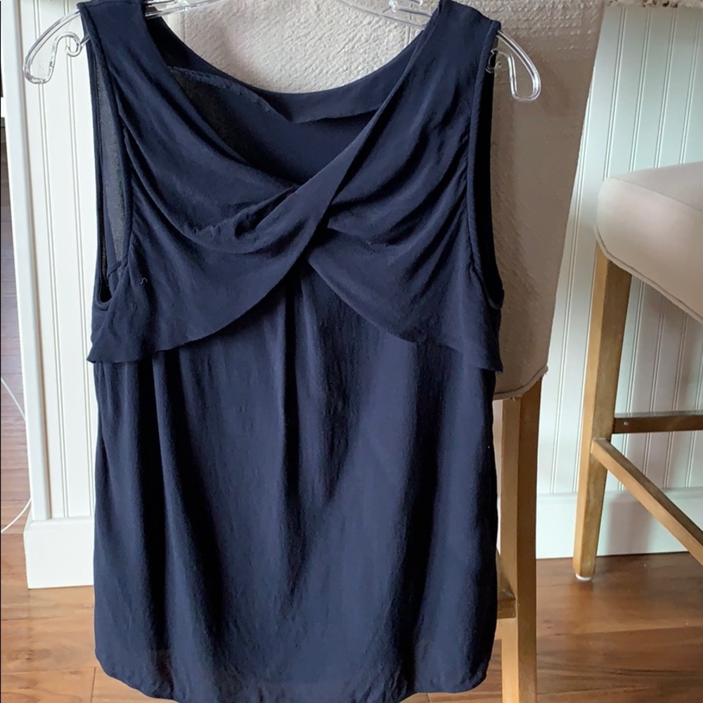 Banana Republic Navy sleeveless top. Sz.L